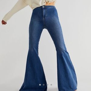 Free People Just Float On Flare Jeans
